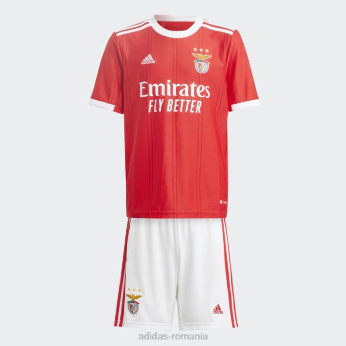 Adidas kit home benfica 22/23 benfica roșu adidas copii roșu benfica 2JBN18762