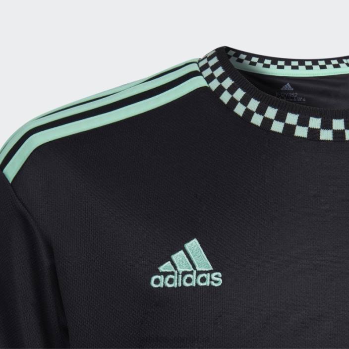 Adidas leicester city fc 22/23 tricou deplasare negru adidas copii negru 2JBN18702