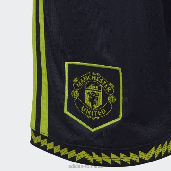 Adidas manchester united 22/23 treilea pantaloni scurți slime copii slime 2JBN18302