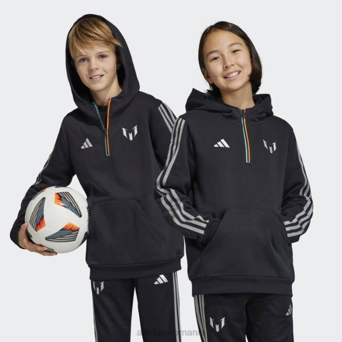 Adidas messi sweat hanorac negru copii negru 2JBN18331