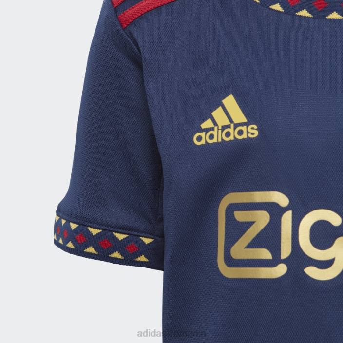 Adidas mini kit ajax amsterdam 22/23 deplasare bleumarin copii albastru marin 2JBN18556