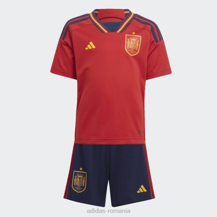 Adidas mini kit home roșu spania 22 copii roșu/albastru marin 2JBN18580