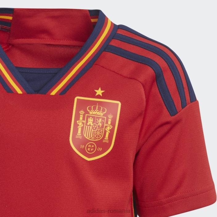 Adidas mini kit home roșu spania 22 copii roșu/albastru marin 2JBN18580