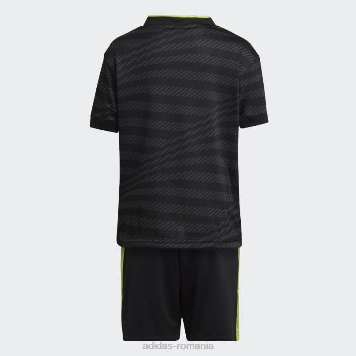 Adidas mini kit negru real madrid 22/23 al treilea copii negru/var 2JBN18454