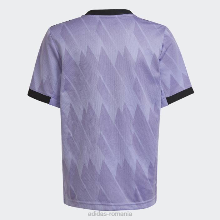 Adidas mov deschis real madrid 22/23 deplasare tricou moda copii violet deschis 2JBN3365
