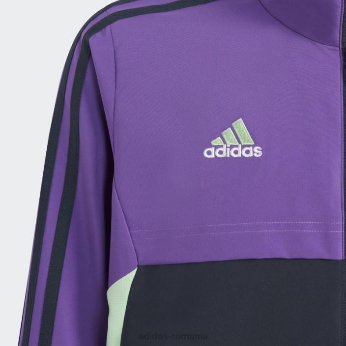 Adidas mov real madrid condivo 22 prezentare top adidas copii violet/marin de noapte 2JBN18447