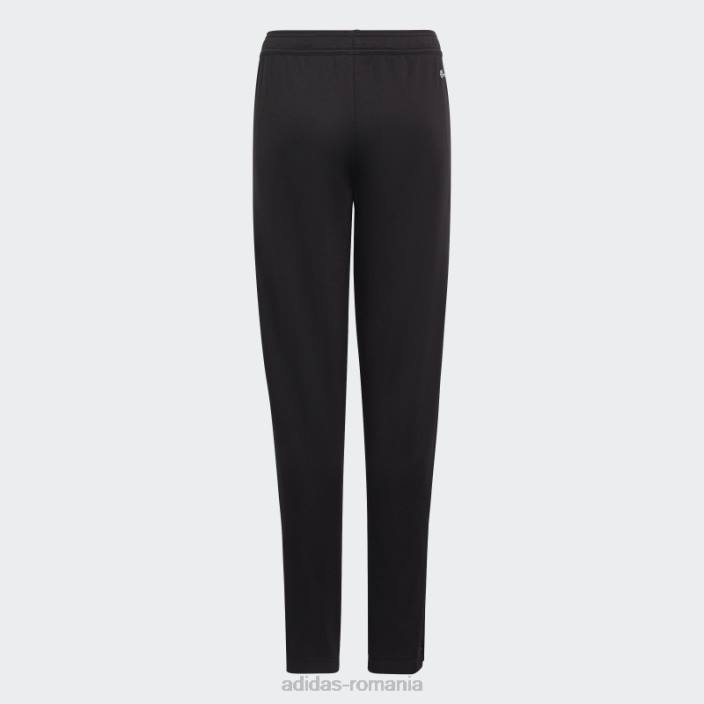 Adidas pantaloni de antrenament eleganti, negri, entrada 22 copii negru 2JBN18346