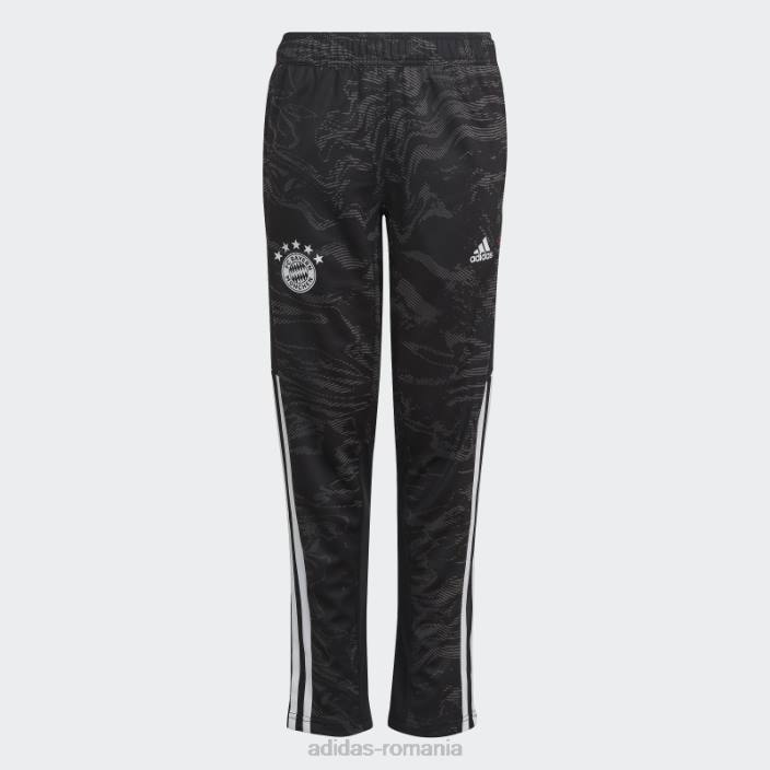 Adidas pantaloni de antrenament hot fc bayern condivo 22 negru copii gri/negru 2JBN18769