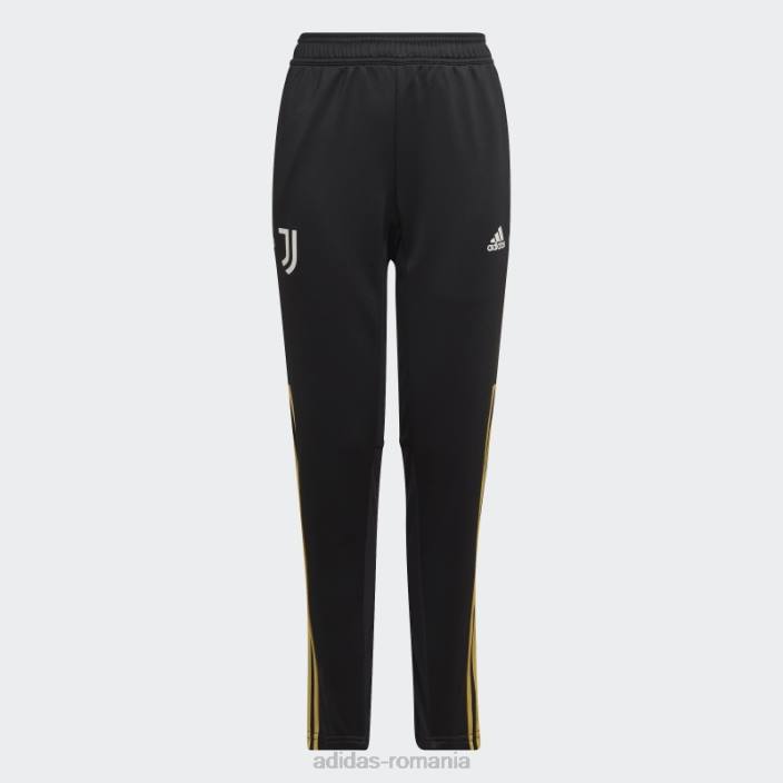Adidas pantaloni de antrenament juventus condivo 22 negri copii negru 2JBN18748