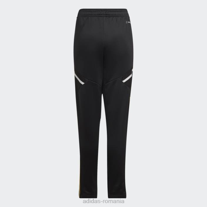 Adidas pantaloni de antrenament juventus condivo 22 negri copii negru 2JBN18748