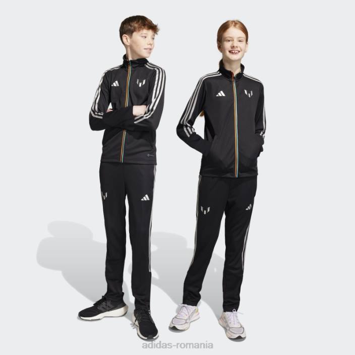 Adidas pantaloni de antrenament messi negru copii negru 2JBN18325