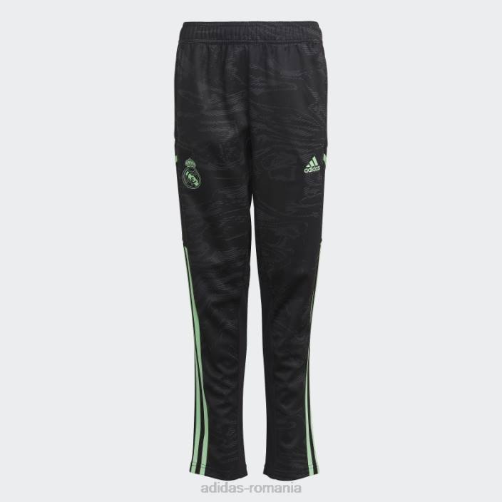 Adidas pantaloni de antrenament real madrid condivo 22 carbon copii carbon/negru 2JBN19069