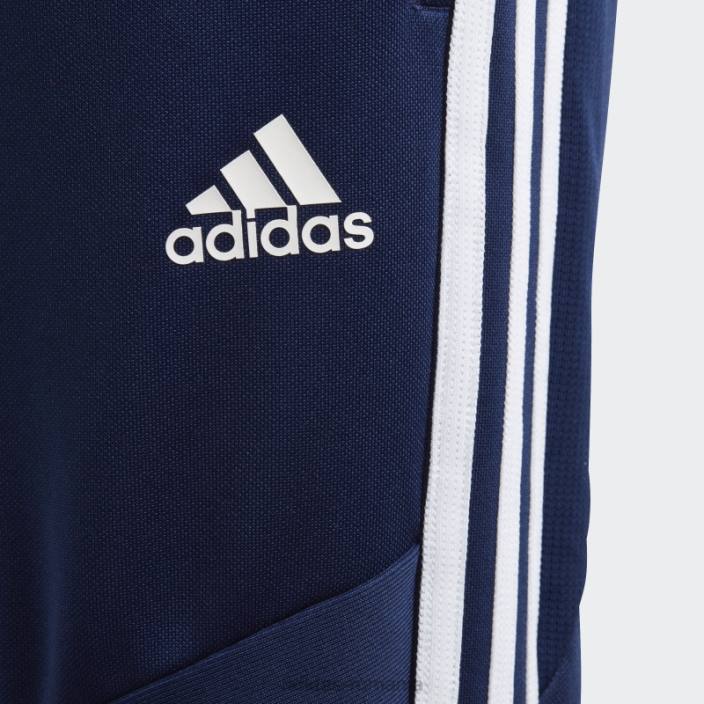 Adidas pantaloni de antrenament tiro 19 albastru închis copii albastru închis/alb 2JBN18814