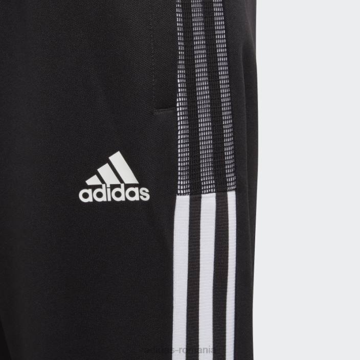 Adidas pantaloni de sport tiro 21 alb fashion copii alb negru 2JBN3431