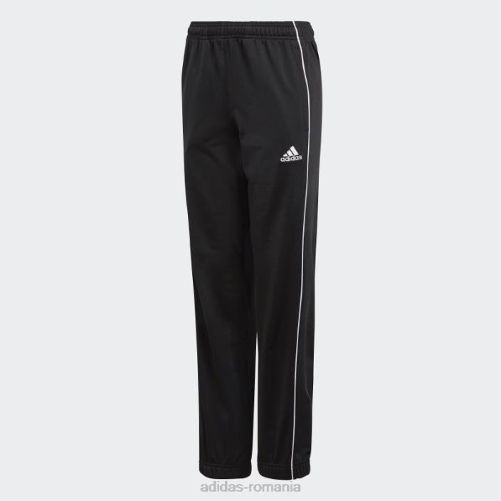 Adidas pantaloni de trening adidas negru core 18 copii alb negru 2JBN18939