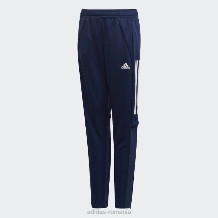 Adidas pantaloni de trening condivo 20 bleumarin copii bleumarin/alb 2JBN19078