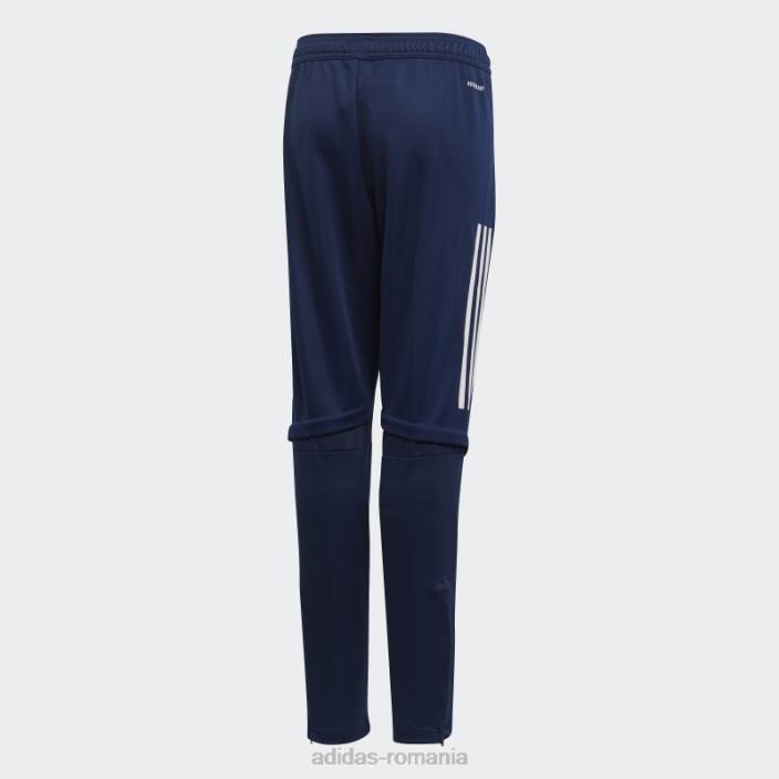 Adidas pantaloni de trening condivo 20 bleumarin copii bleumarin/alb 2JBN19078