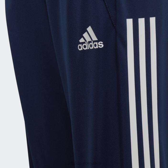Adidas pantaloni de trening condivo 20 bleumarin copii bleumarin/alb 2JBN19078