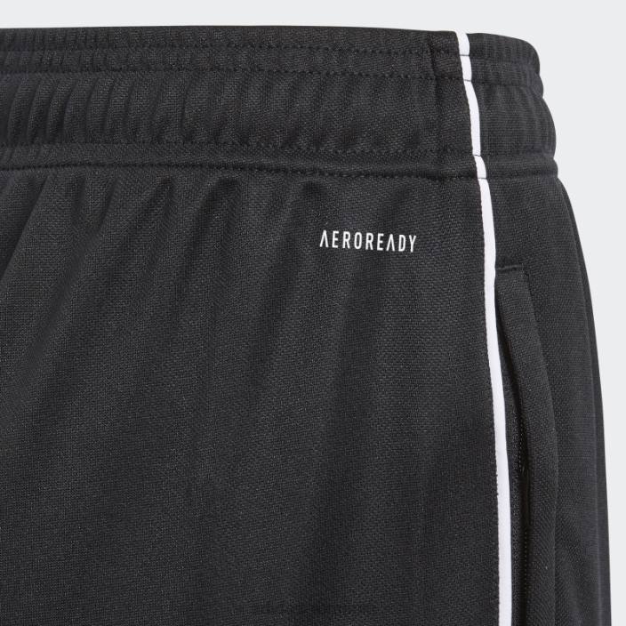 Adidas pantaloni de trening de antrenament core 18 negru adidas copii alb negru 2JBN18828