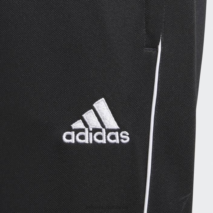 Adidas pantaloni de trening de antrenament core 18 negru adidas copii alb negru 2JBN18828