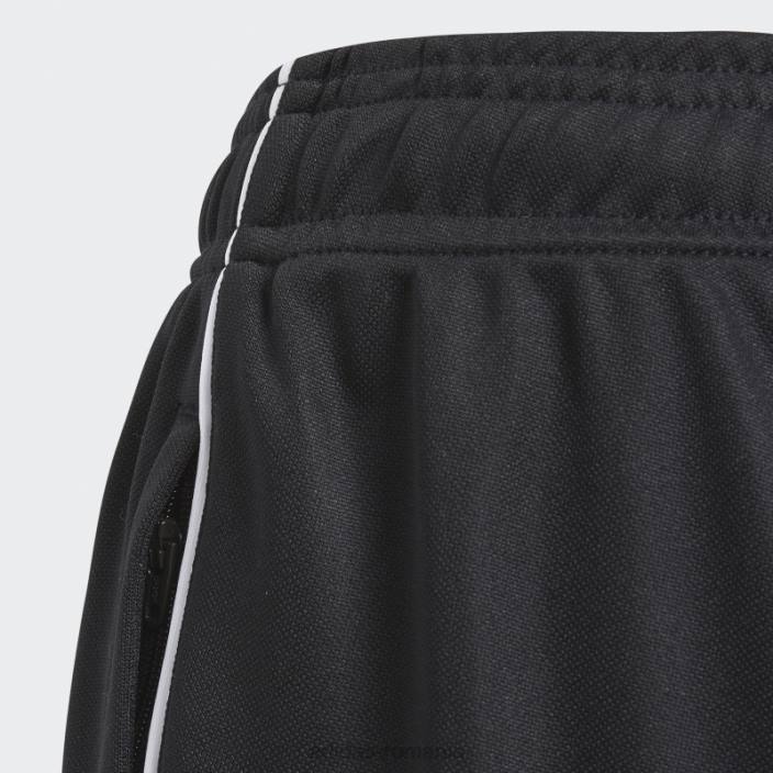 Adidas pantaloni de trening de antrenament core 18 negru adidas copii alb negru 2JBN18828