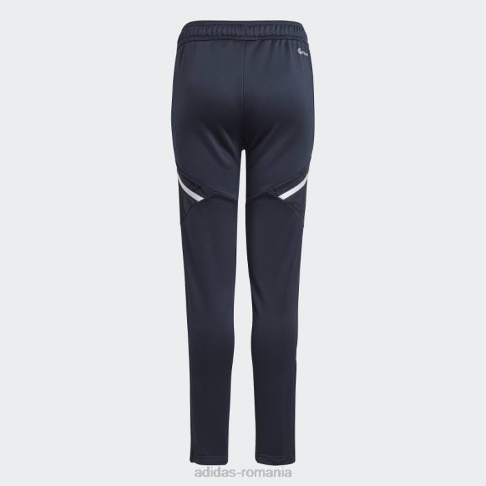 Adidas pantaloni de trening pentru antrenament real madrid condivo 22 bleumarin de noapte copii marina de noapte 2JBN18599