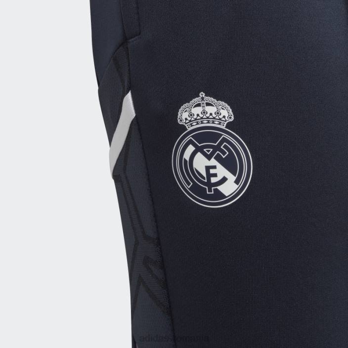 Adidas pantaloni de trening pentru antrenament real madrid condivo 22 bleumarin de noapte copii marina de noapte 2JBN18599