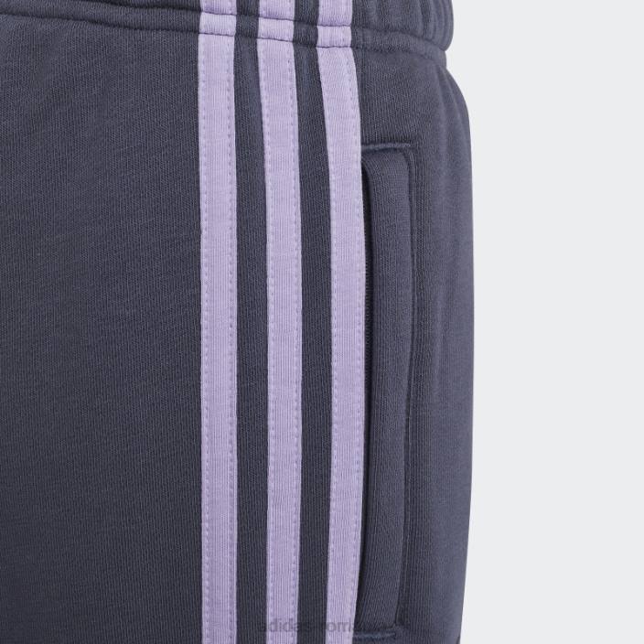 Adidas pantaloni de trening transpirație bleumarin de noapte real madrid adidas copii bleumarin de noapte/liliac 2JBN19059