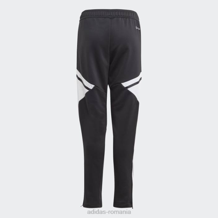 Adidas pantaloni eleganti de antrenament benfica condivo negri copii negru 2JBN18770