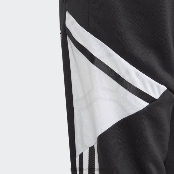 Adidas pantaloni eleganti de antrenament benfica condivo negri copii negru 2JBN18770