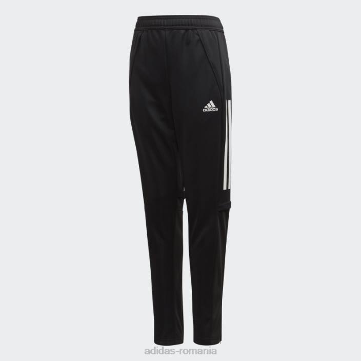 Adidas pantaloni negri de antrenament condivo 20 adidas copii alb negru 2JBN11967
