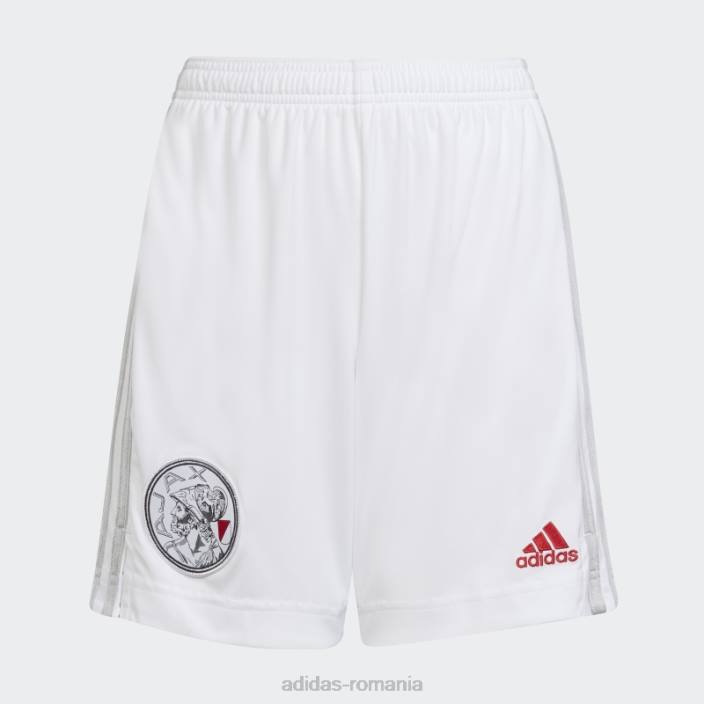 Adidas pantaloni scurți acasă ajax amsterdam 21/22 alb copii Piatra Alba 2JBN19106