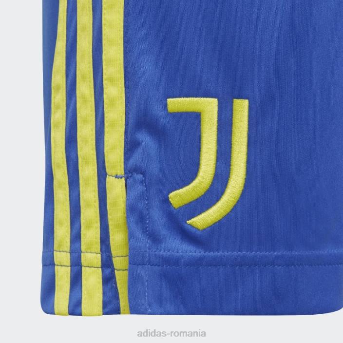 Adidas pantaloni scurți al treilea albastru juventus 21/22 hi-res copii albastru de înaltă rezoluție 2JBN18995