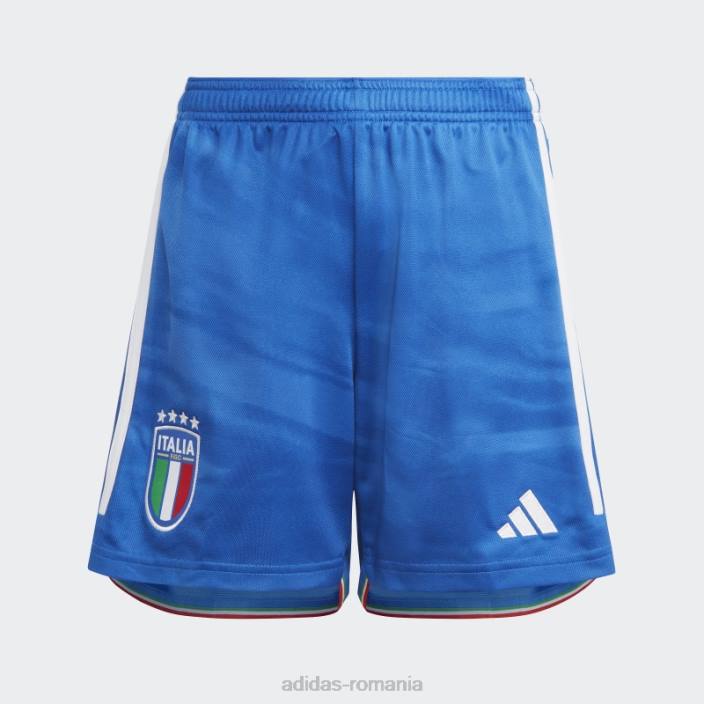 Adidas pantaloni scurți de acasă albastru italia 23 copii albastru 2JBN18521