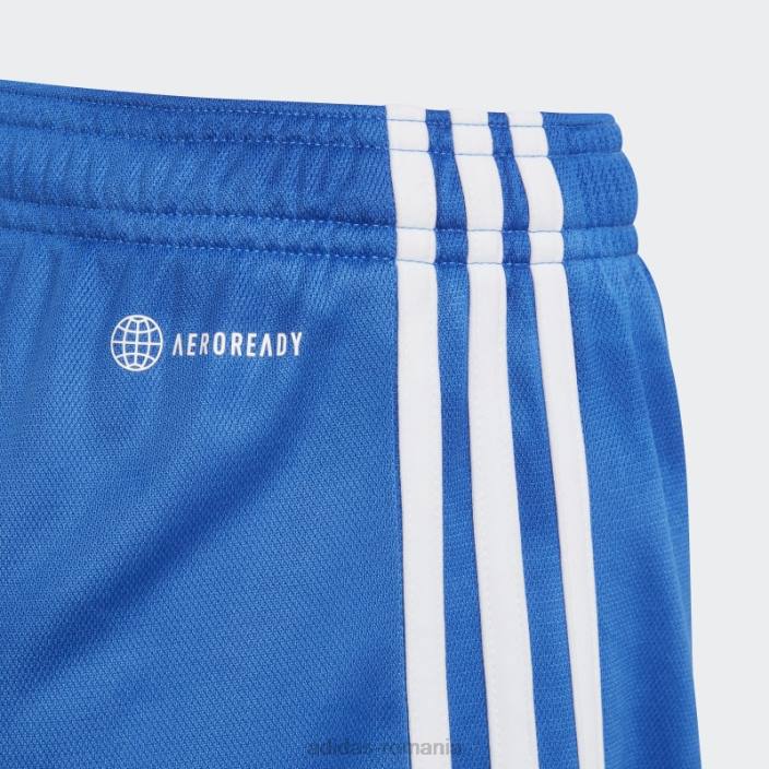 Adidas pantaloni scurți de acasă albastru italia 23 copii albastru 2JBN18521