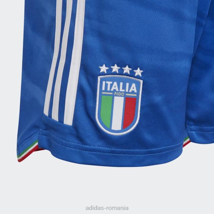 Adidas pantaloni scurți de acasă albastru italia 23 copii albastru 2JBN18521