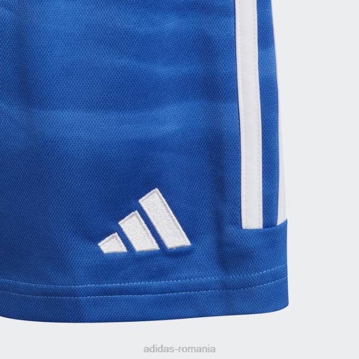 Adidas pantaloni scurți de acasă albastru italia 23 copii albastru 2JBN18521