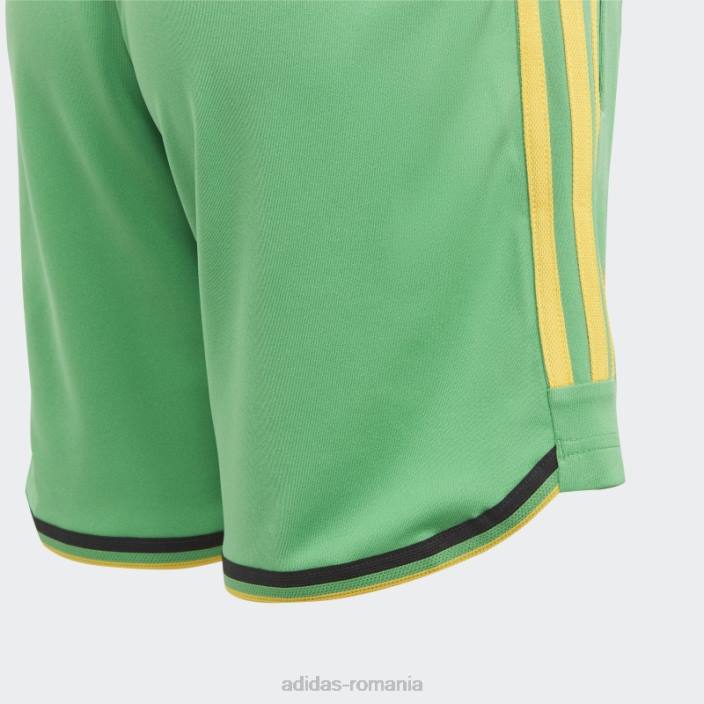 Adidas pantaloni scurți de acasă jamaica 23 verde copii verde 2JBN18506