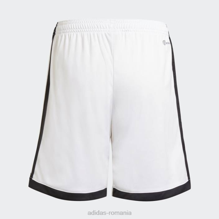 Adidas pantaloni scurți de acasă juventus 22/23 alb copii alb negru 2JBN18673