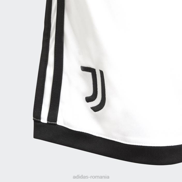 Adidas pantaloni scurți de acasă juventus 22/23 alb copii alb negru 2JBN18673