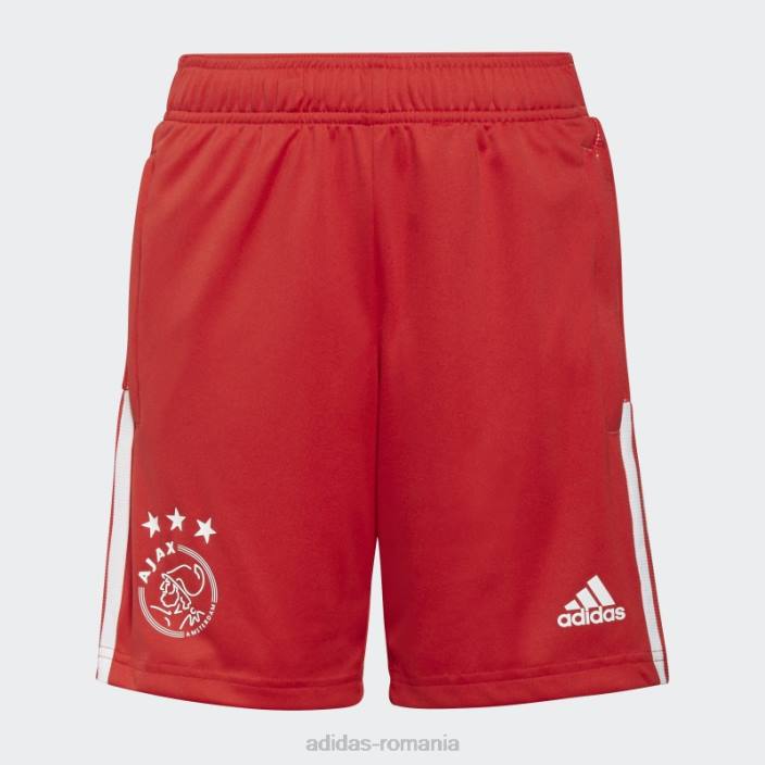 Adidas pantaloni scurți de antrenament roșu ajax amsterdam tiro copii roșu 2JBN18731