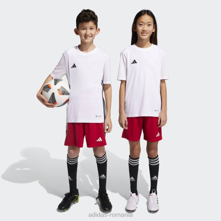 Adidas pantaloni scurți de liga rosu tiro 23 copii rosu alb 2JBN18478