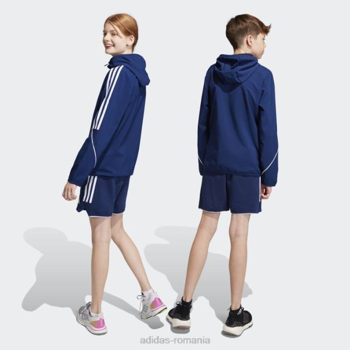 Adidas pantaloni scurți de transpirație tiro 23, albastru bleumarin copii albastru marin 2JBN11764
