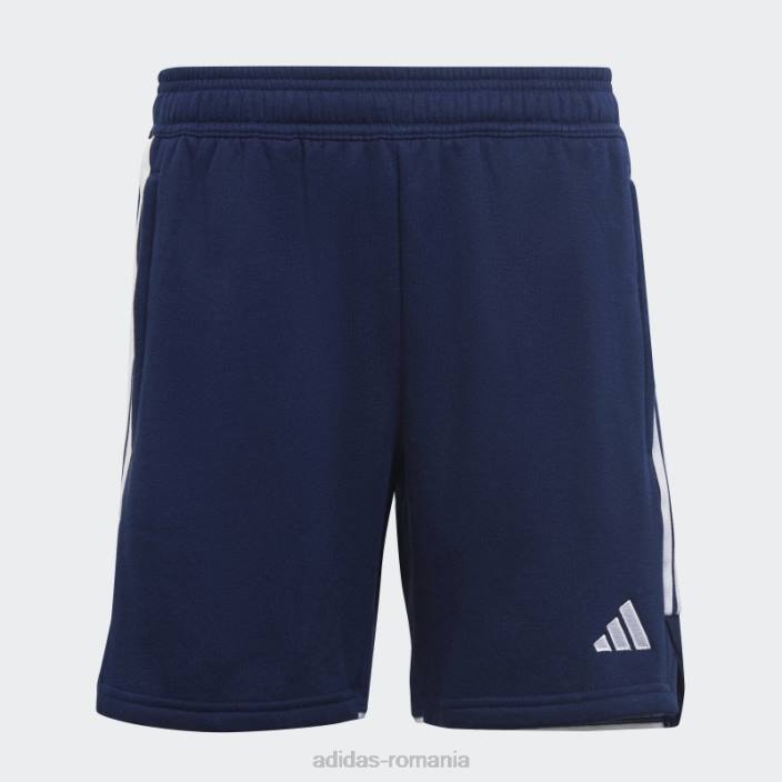 Adidas pantaloni scurți de transpirație tiro 23, albastru bleumarin copii albastru marin 2JBN11764