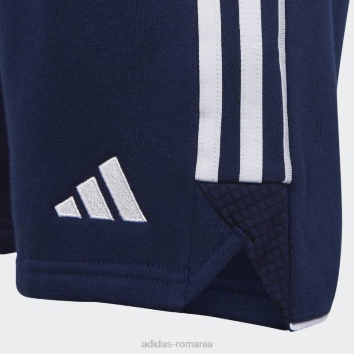 Adidas pantaloni scurți de transpirație tiro 23, albastru bleumarin copii albastru marin 2JBN11764