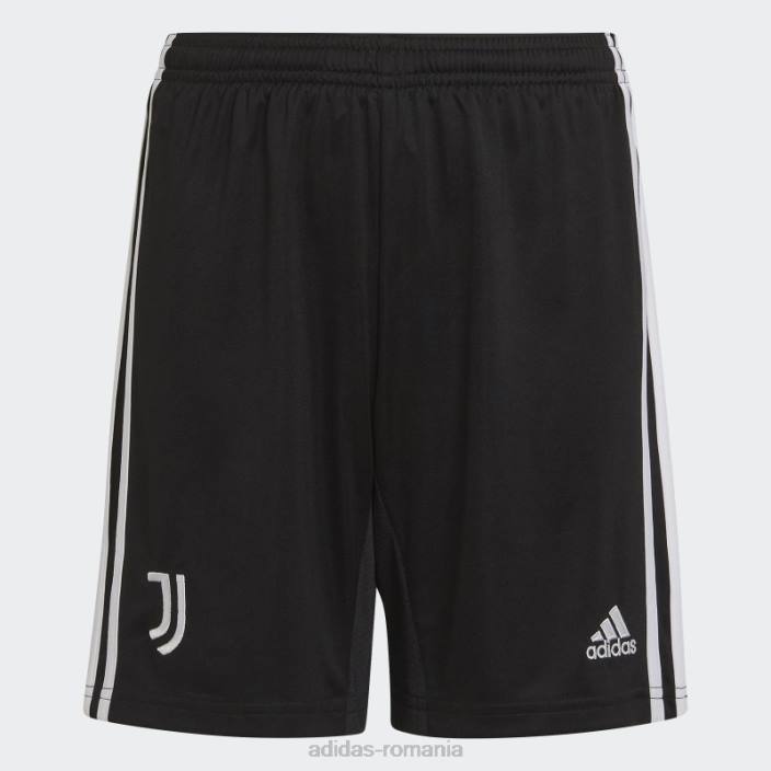 Adidas pantaloni scurți deplasare juventus 22/23 negru adidas copii alb negru 2JBN18546