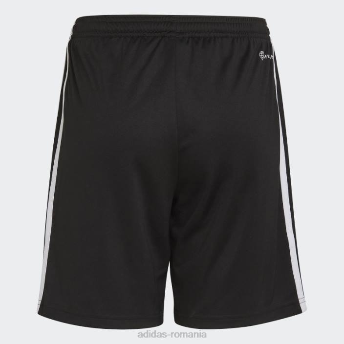 Adidas pantaloni scurți deplasare juventus 22/23 negru adidas copii alb negru 2JBN18546