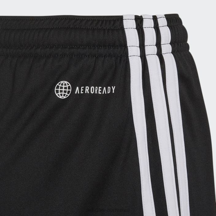 Adidas pantaloni scurți deplasare juventus 22/23 negru adidas copii alb negru 2JBN18546