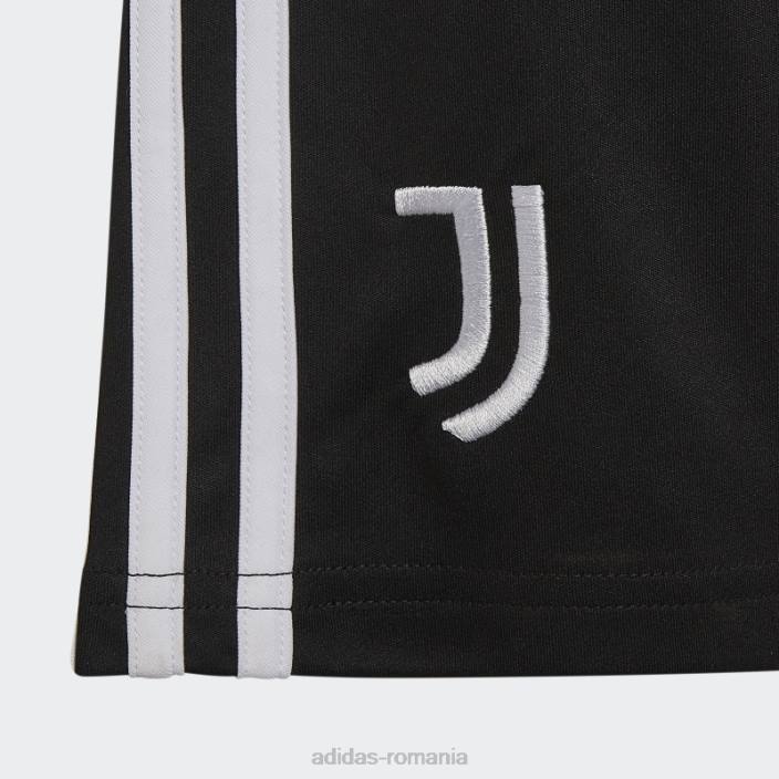 Adidas pantaloni scurți deplasare juventus 22/23 negru adidas copii alb negru 2JBN18546