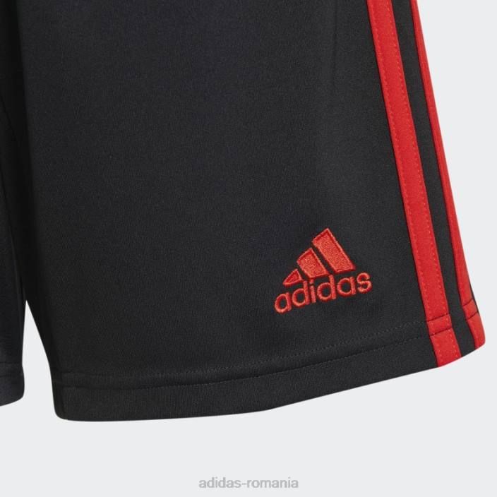 Adidas pantaloni scurți fc bayern 22/23 al treilea negru copii negru 2JBN18584